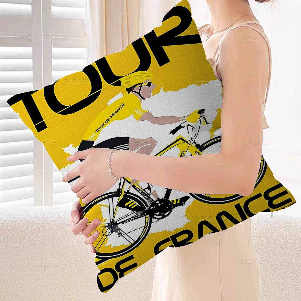 Чехол на подушку Tour of F-France Наволочка Обивка Диван Плед Декор для дома Чехол для подушки