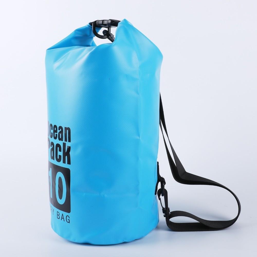 10L Swimming Bucket Bag Waterproof Beach Backpack Waterproof Dry Bag  Fishing Hiking