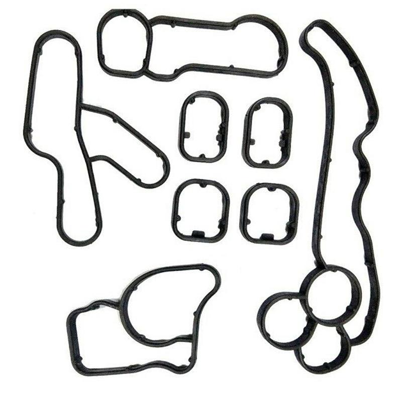 Housing Gasket Black Replacement Seal Pack 11428580680 Accessories Oil Cooler Plastic For BMW N47 N57 Brand New