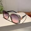 Fashionable Oval Sunglasses for Women Retro Large Frame Glasses Suitable for Women's Daily Wear Sunglasses for Women Sun Glasses