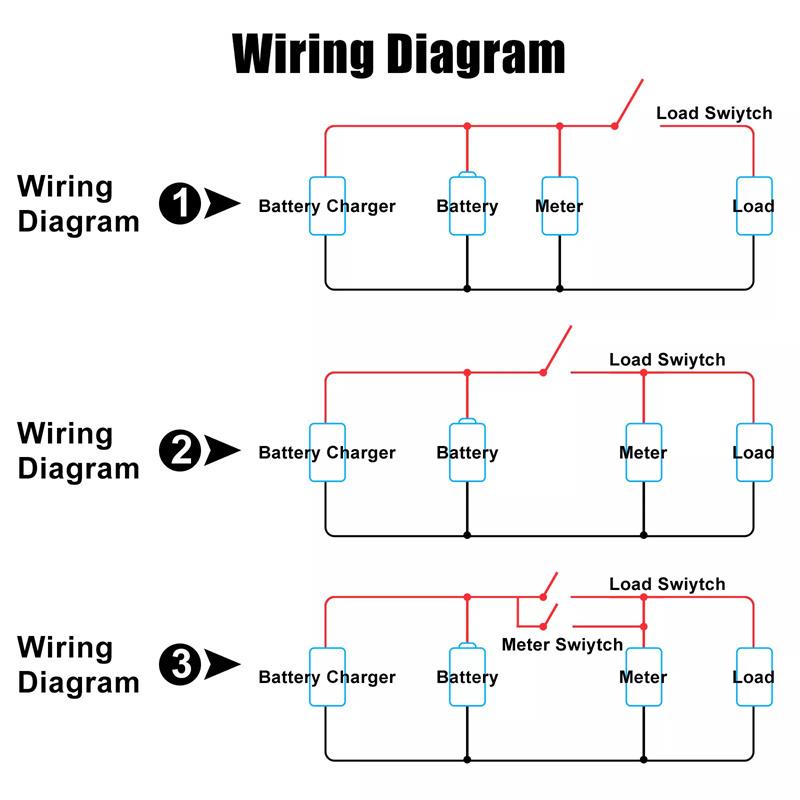 12-72 В литий-ионный аккумулятор универсальный индикатор питания дисплей вольтметр автомобиль мотоцикл тестер мощности