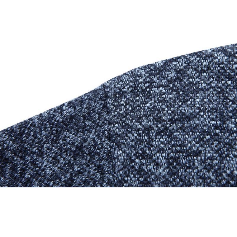 2024 Осень/Зима свитер кардиган мужской толстый теплый свободный большой размер воротник-стойка молния модный трикотаж