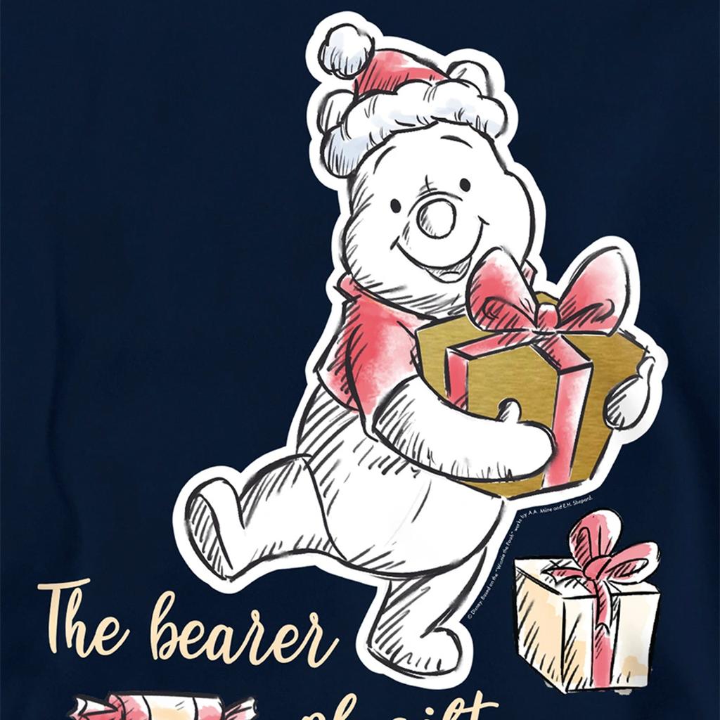 Winnie the Pooh Childrens/Kids The Bearer Of Christmas Gifts Hoodie