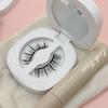Soft Magnetic Eyelashes Set with Magnetic Liner & Applicator Vegan Cruelty-Free Reusable Lashes
