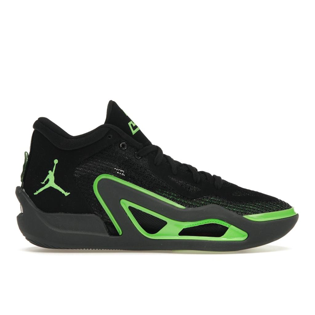 Air Jordan Tatum 1 Green Strike Мужские Кроссовки Черный Антрацит DZ3324-003