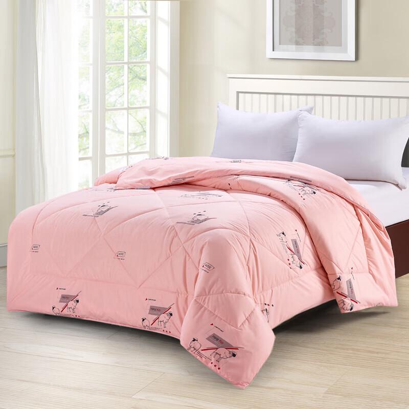 Polar Deer Silk Rain Winter Wool Blend Quilt