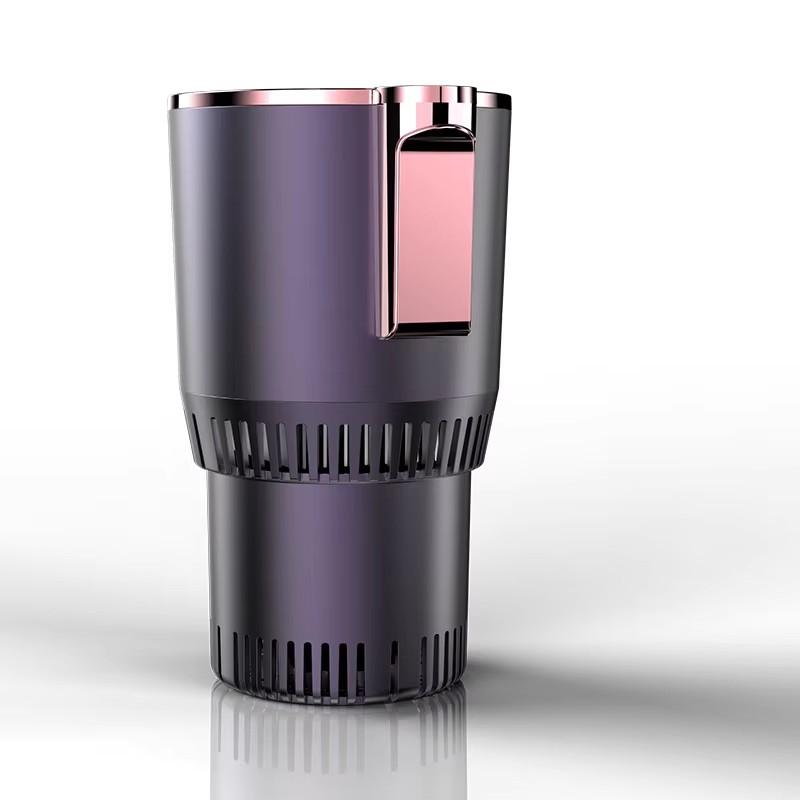 Car Cup Holder Cooler & Warmer with Digital Display, Universal 12V Heated/Cooled Drink Holder for Coffee
