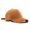 Autumn and winter corduroy solid color light board curved brim cap tide outdoor sports warm baseball cap