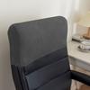 Velvet Chair Back Cover Solid Color Executive Chair Half Cover  for Gaming Chair Office