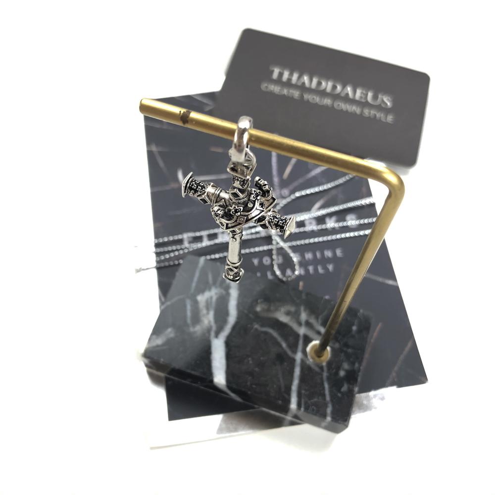 Pendant Cross with Crown Brand New Fashion Jewelry Europe Style Accessories Vintage Gift For Women & Men
