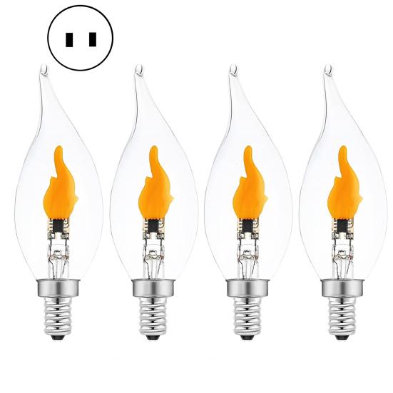 Светодиодная лампа-пламя Yousheng E27, мерцающая лампа-пламя, реалистичная лампа с эффектом огня для внутреннего и наружного Хэллоуина, рождественского украшения