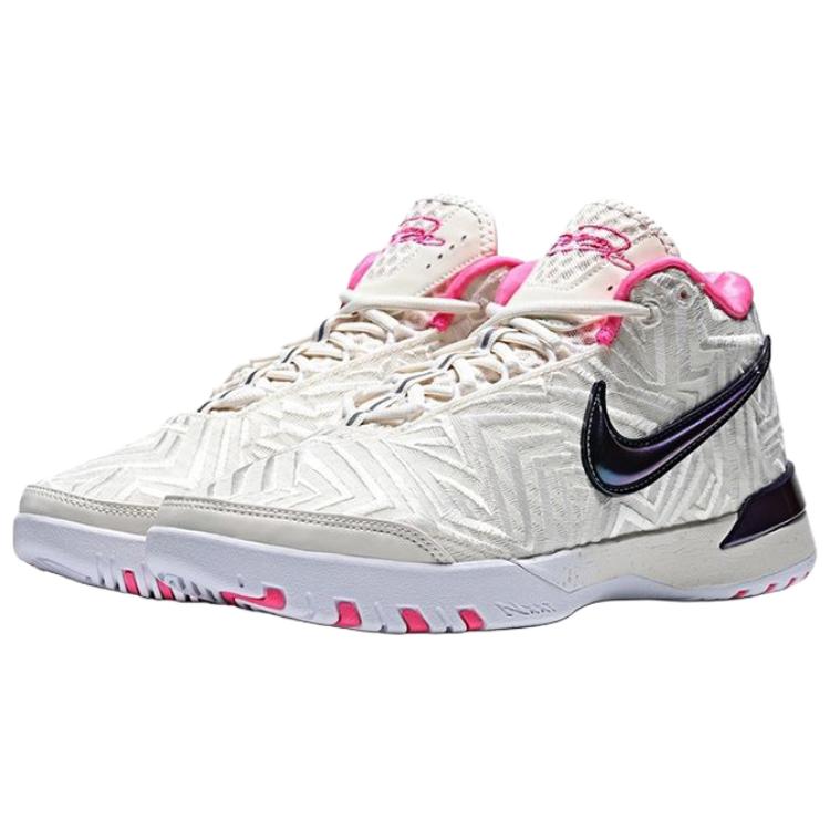 Nike LeBron NXXT Genisus QS Спортивная мода Удобные Прочные Полувысокие Баскетбольные кроссовки Мужские кроссовки Белые IB1271-100