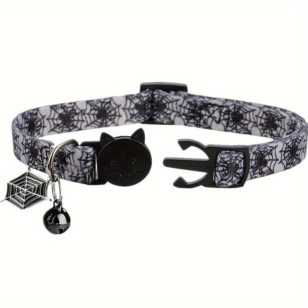 Polyester Halloween Cat Collar Decorative Charm Decorative Collar Pet Safety Buckle Collar Kittens