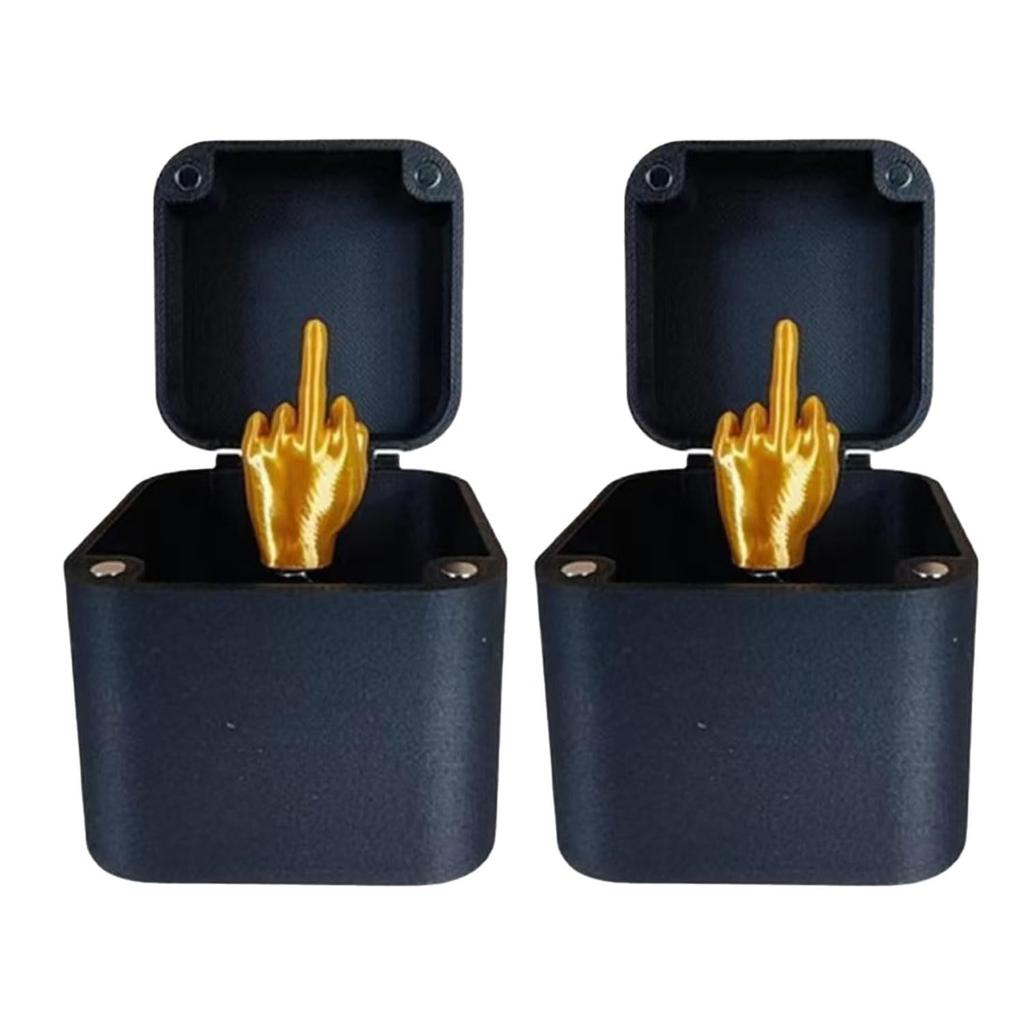 Подарочная коробка со средним пальцем, рождественский интересный розыгрыш, подарок для офисного стола, украшения дома, подарки, украшения, игрушки для детей