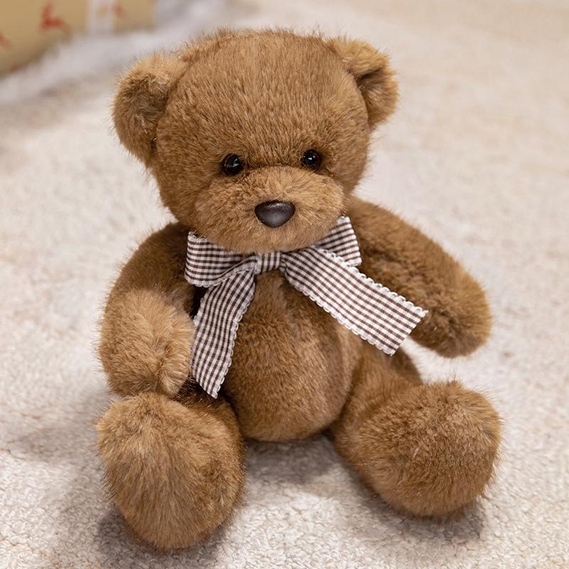 Cute Bears Stuffed Plush Toys Soft Animal Dolls For Kids Birthday Valentine'S Day Gifts Home Decor Party Bear Plushies