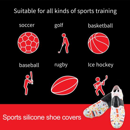 1 пара резинок для футбольных бутс, силиконовые чехлы для шнурков, многоразовые эластичные резинки для футбольных тренировок, надежно держат шнурки в натянутом состоянии