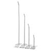 5Pcs Metal Home Perforated Hang Fits Panel Storage Racks Goods Shelf Display Hooks Retail Shop Peg