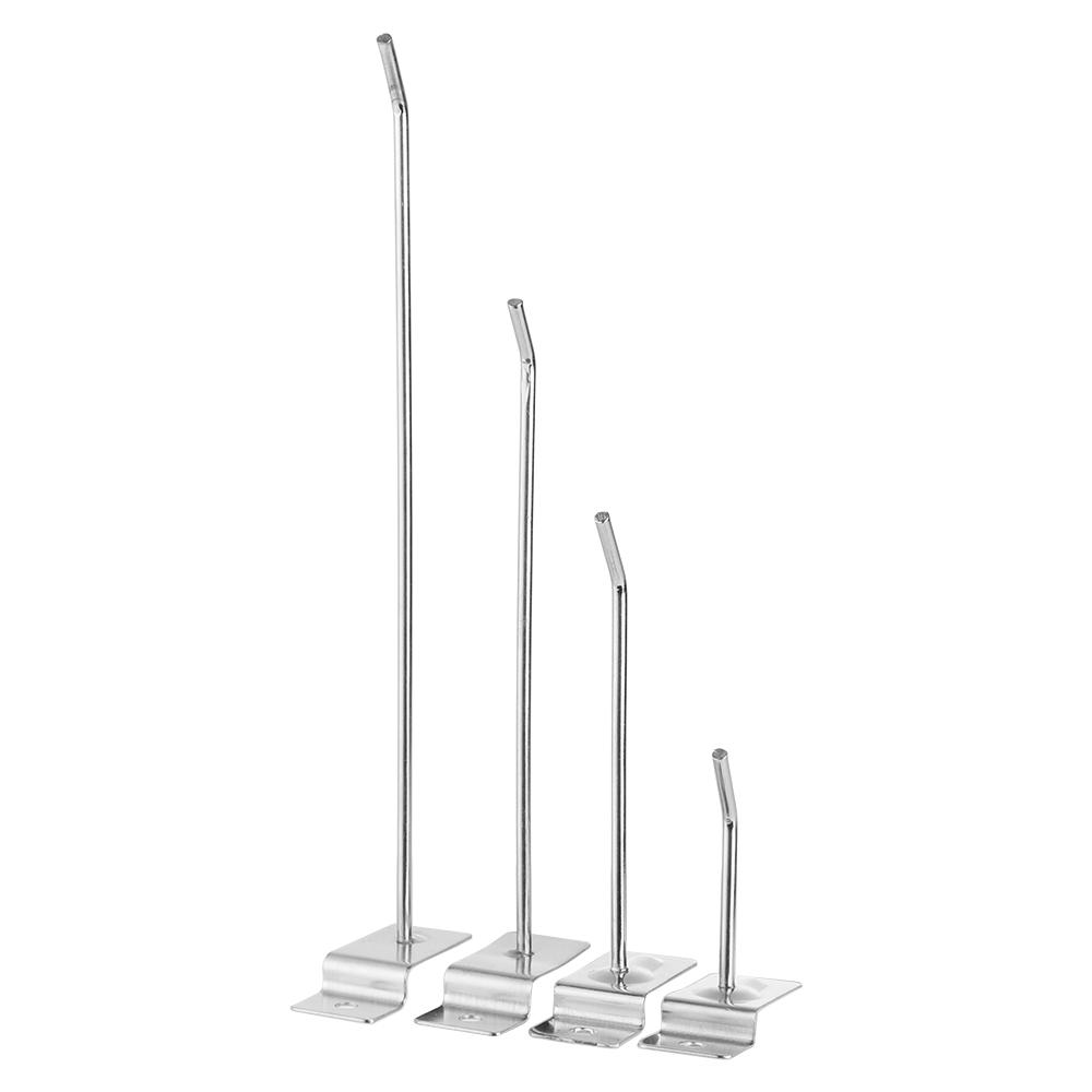 5Pcs Metal Home Perforated Hang Fits Panel Storage Racks Goods Shelf Display Hooks Retail Shop Peg
