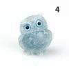 Творческий Кристалл Камень Гравий Сова Животные Поделки Ручной Работы Маленькие Фигурки DIY Смола Стол Декор Дома Коллекционировать Подарки Украшения
