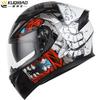 Motorcycle Full Face Helmet Dual Visor Bluetooth 3C Certified All Season Safety Riding