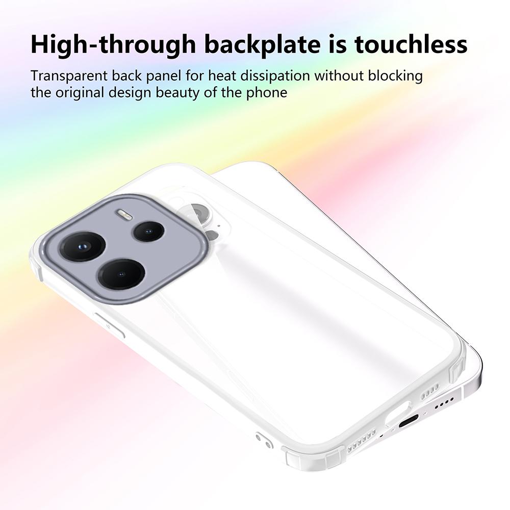 For Xiaomi Redmi Note 14 4G (163.25mm) Case Reinforced Corner Shockproof TPU + Acrylic Phone Cover