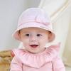Шапочка для новорожденных с лентой-сердечком, 0–24 месяца, светло-розовая, Популярная детская одежда в Корее