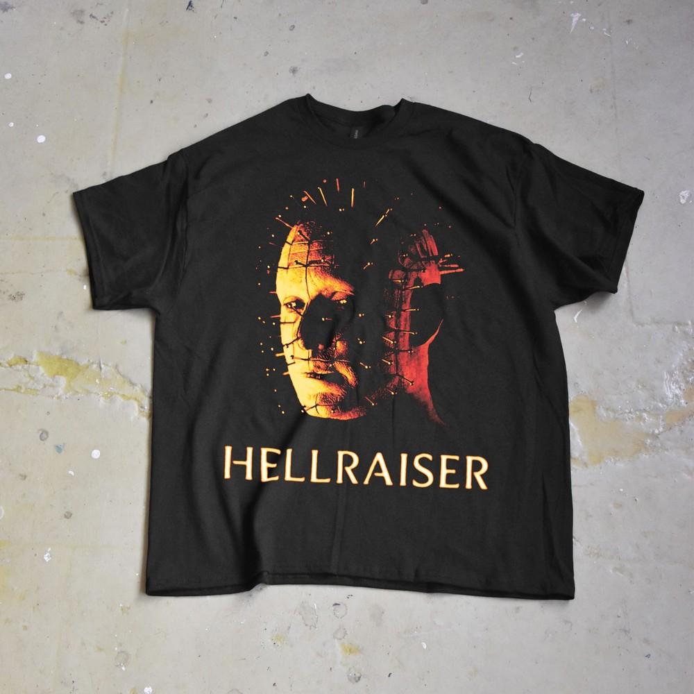 Футболка Hellraiser Клайв Баркер Хоррор Фильм Футболка Пинхед Культовая Унисекс Футболка