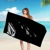 Volcom Плед из микрофибры Быстросохнущие пляжные полотенца Большой размер с принтом Супервпитывающее полотенце-плед для бассейна
