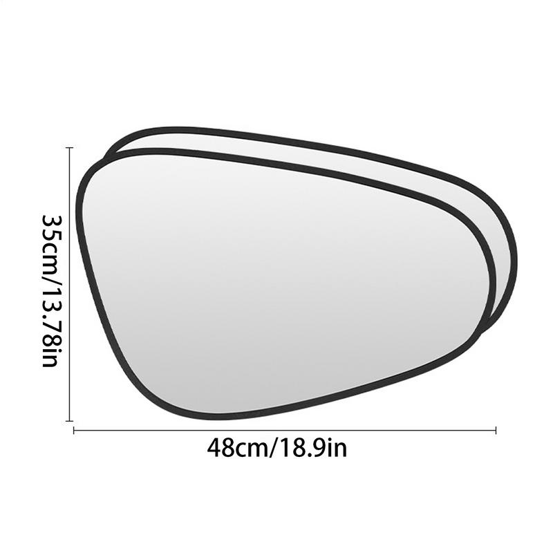Автомобильные шторки 1 пара Защита от солнца Автомобильные оконные солнцезащитные шторки Статическая пленка Наклейки для жаркой погоды для седана, грузовика, минивэна