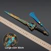30cm/11.8in The Investiture Of The Gods Sword Weapon Metal Model Anime Cosplay Peripherals Collectible Desk Display Outdoor Toys
