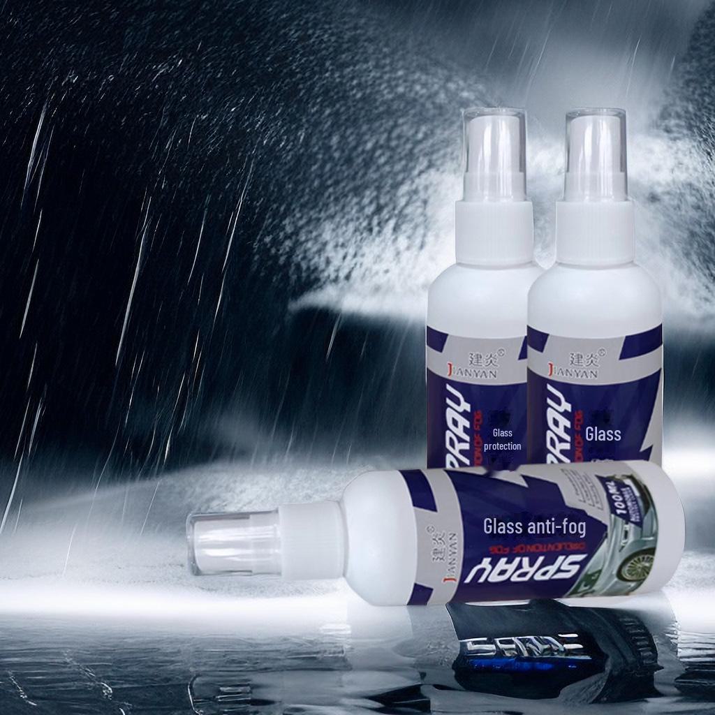 Car Windshield Anti-Fog and Rain-Repellent Glass Spray
