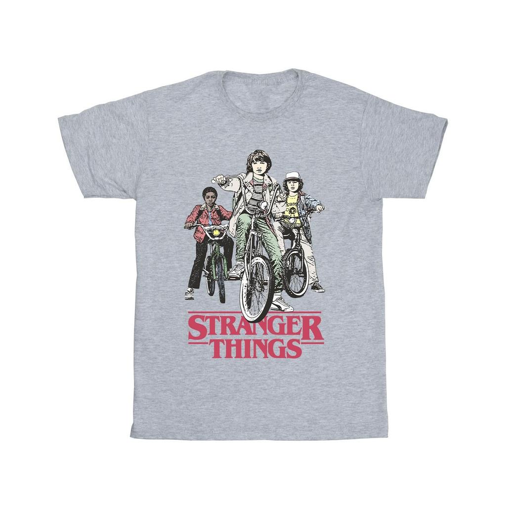 Netflix Boys Stranger Things Retro Bikers T-Shirt