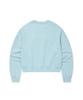 COVERNAT WOMAN Cooper Logo Sweatshirt Sky Blue
