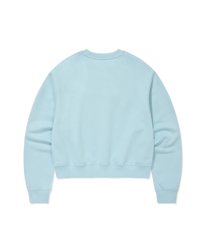 COVERNAT WOMAN Cooper Logo Sweatshirt Sky Blue