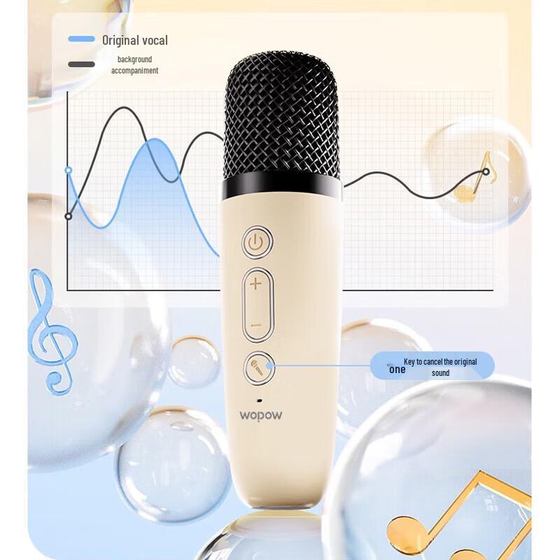 WOPOW AP08 Беспроводной Bluetooth 5.3 KTV Динамик Штепсель CN (адаптер в комплекте)