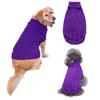 Цветной вязаный свитер-водолазка для собак, и Зима.