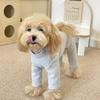 Pet Dog Pajamas Four-Legged Warm Winter Coat Small Medium Dogs Cotton Belly Protection Sleepwear