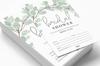 Inkdotpot 30A  ЗеленьA  Свадебные приглашения в стиле «Заполни сам» Свадебный бланк