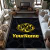 Borussia Dortmund Customize Your Name Carpet Suitable for Dining Room Foyer Study room Bedrooms Antislip Carpet Anime Office Decor Spiritual Gift