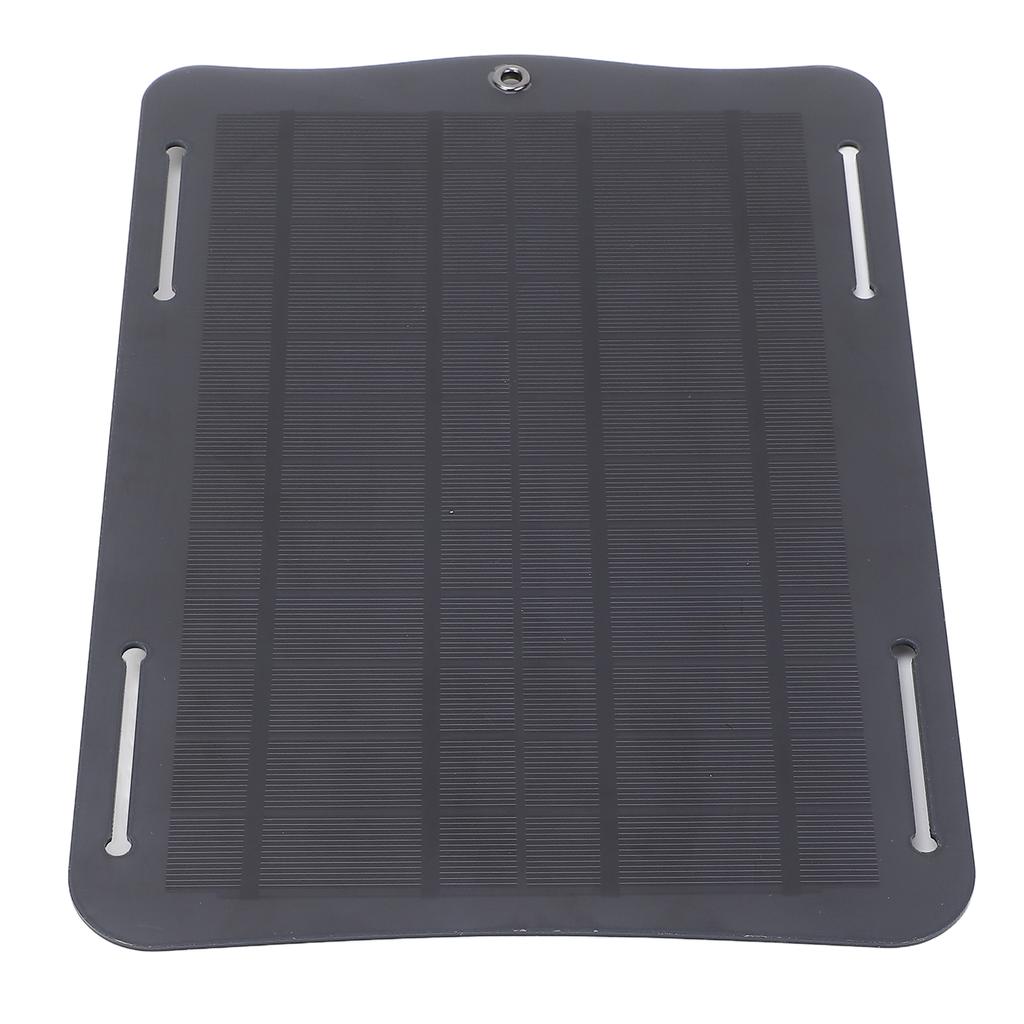 10W 5V Solar Panel Monocrystalline Silicon USB Solar Charing Panel with Suction Cups for Outdoor RV Camping Hiking
