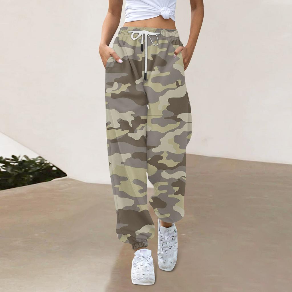 Women's Casual Fashion Sweatpants  Print Casual Pants
