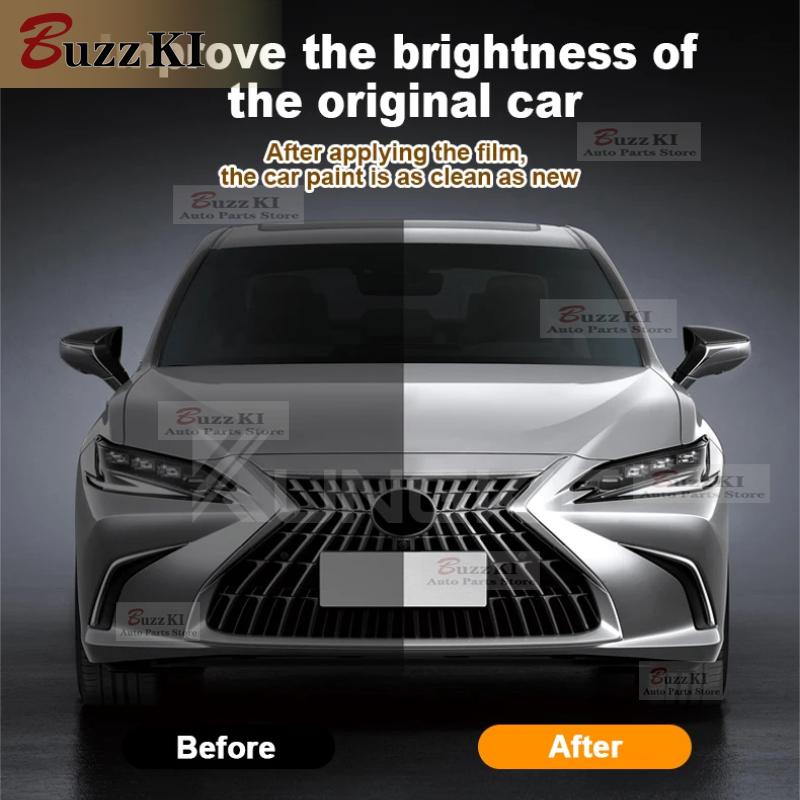 Для Lexus ES 250 300H 350 - Пленка на фары автомобиля из ТПУ, комплект Clear Bra, наклейка, предварительно вырезанная, защита краски от царапин, автомобильная пленка