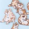 6 Pcs Cartoon Cats Sew On Patches Applique Patches Animal Iron On Patches Kitten Embroidered Patches Repair Patches