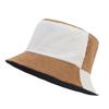 Corduroy Fisherman Cap Warm Sun Cap Outdoor Panama Hat  for Men Women