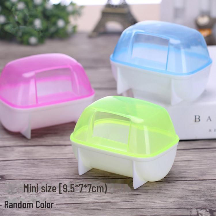 Гнездо для хомяка двойного назначения: Ванна с песком и защитой от брызг мочи