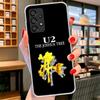Чехол для телефона Band U-U2 Rock для Samsung Galaxy A12 A22 A32 A52 A72 A02S Чехол для телефона Note 20 Ultra 10 S10 Plus A51 A71 A50S A20S A10
