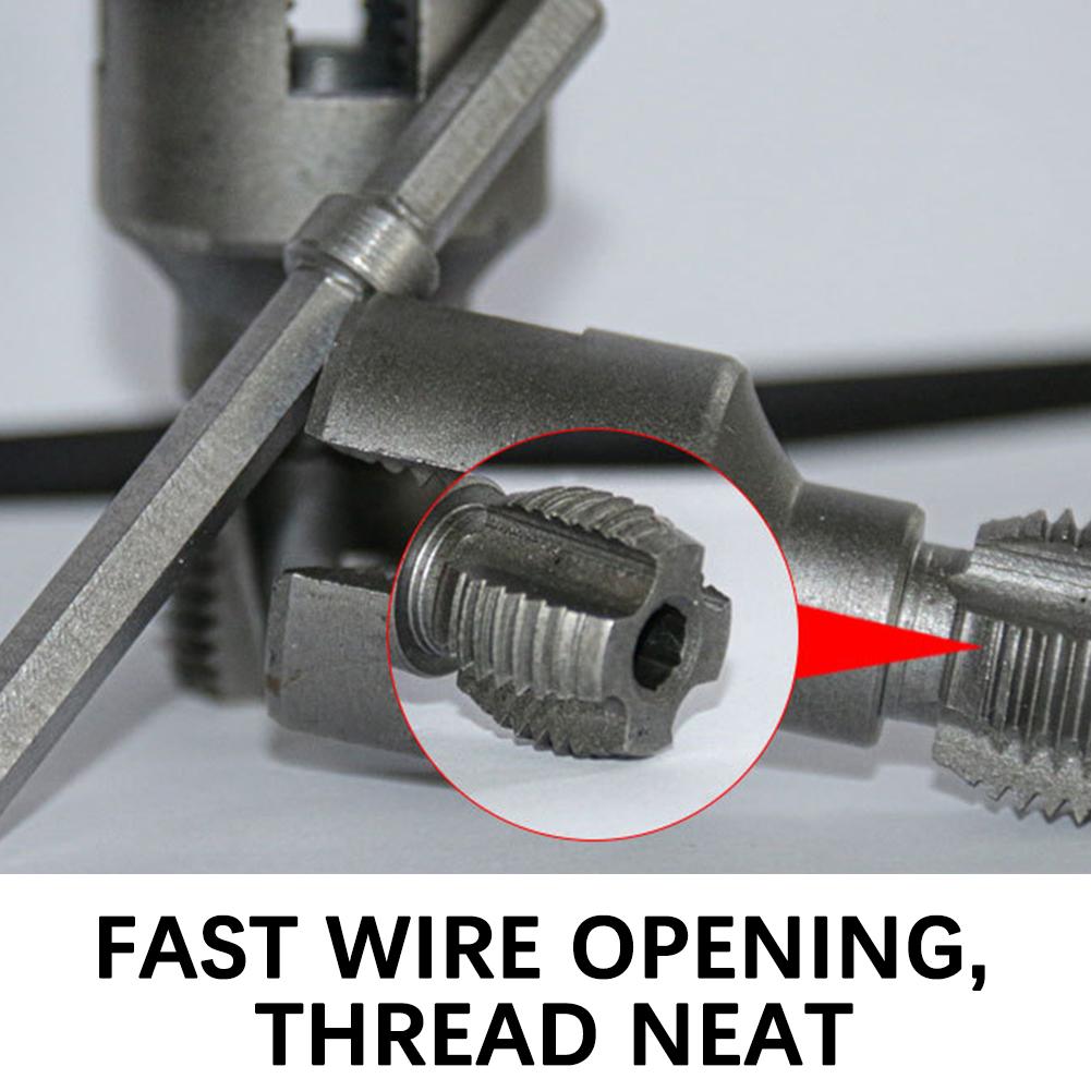 Pipe Threader Plumbing Tool Professional Pipe Internal External Thread Opener For Water Pipes