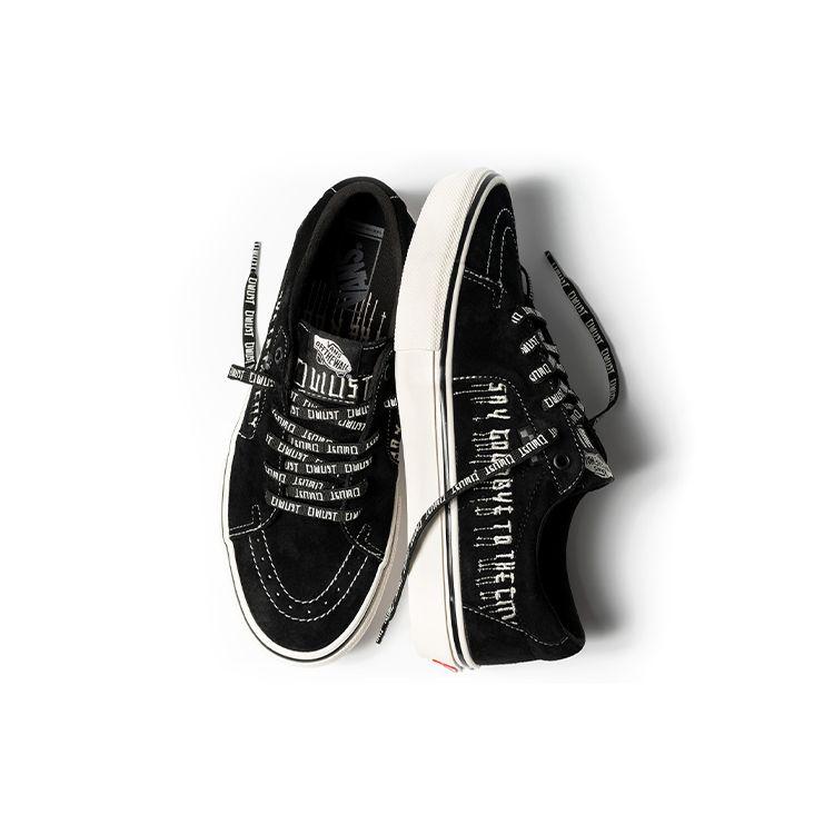 Vans Civilist x Skate Sk8-Low Back To The Roots — черные кроссовки унисекс Snow VN0A5FCF6EA