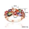 Кольцо Cao Shi Colorful Zircon Mona Lisa Temperament Ring - Японские корейские украшения