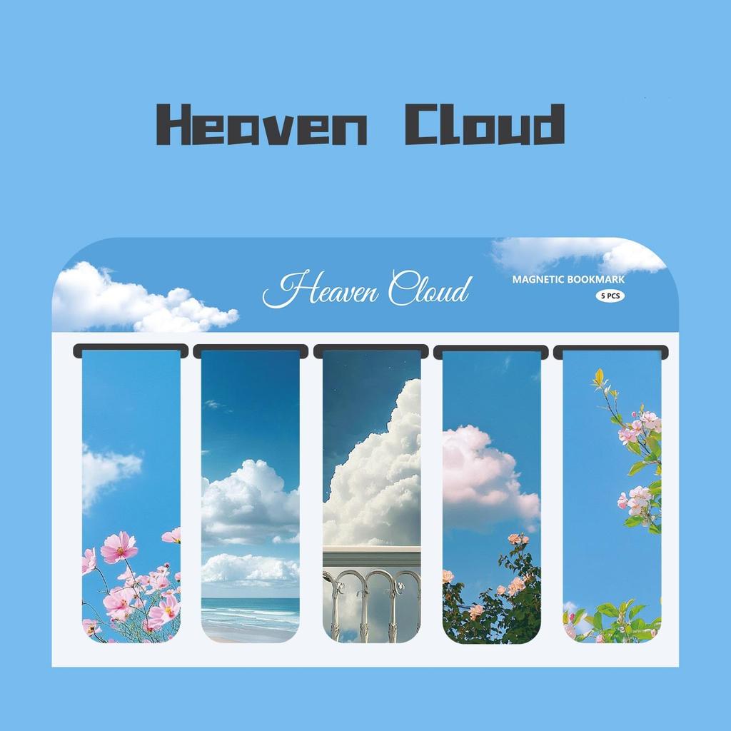 4pcs Retro Painting Bookmark for Books Vintage Items Veiws Magnetic Page Clips Book Marker Unique Reading Gift